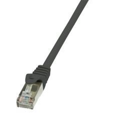 LogiLink F/UTP EconLine patch kábel Cat.6 1m fekete (CP2033S) kábel és adapter