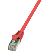 LogiLink F/UTP patch kábel Cat.5e 0,25m piros  (CP1014S) (CP1014S) kábel és adapter