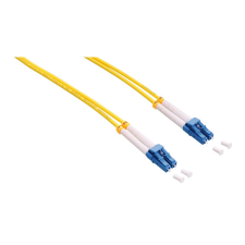 LogiLink Fiber duplex patch kábel, OS2, 9/125 , LC-LC, sárga, 75 m kábel és adapter