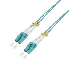 LogiLink Fiber optic duplex patch kábel zöldeskék 2m (FP3LC02) (FP3LC02) kábel és adapter