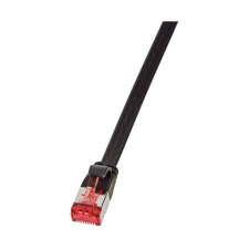 LogiLink Flachpatchkabel 2xRJ45 U/FTP Cat6A 15.0m schwarz (CF2103S) kábel és adapter