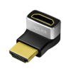 LogiLink HDMI adapter, A/M - A/F, 270 szögben, 8K/60 Hz, fekete/szürke (AH0007A) (AH0007A)