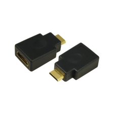 LogiLink HDMI adapter, Mini-C/M A/F, 4K/30 Hz, fekete kábel és adapter