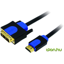 LogiLink HDMI DVI-D Átalakító Fekete 10m CHB3110 audió/videó kellék, kábel és adapter