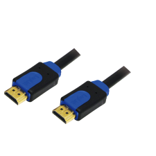LogiLink HDMI-kábel, A/M-A/M, 4K/30 Hz, 15 m kábel és adapter