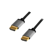 LogiLink HDMI kábel, A/M - A/M, 4K/60 Hz, alu, 2 m (CHA0101) (CHA0101)