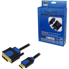LogiLink KAB LogiLink CHB3105 HDMI-DVI kábel - 5m (CHB3105) kábel és adapter