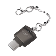 LogiLink key chain USB-C OTG kártyaolvasó fekete (CR0039) (CR0039) - Memóriakártya olvasó kártyaolvasó