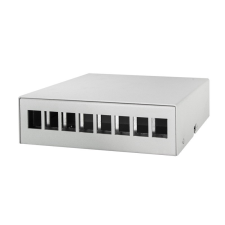 LogiLink konszolidációs pontdoboz 8-port, asztali/fali/sínre szerelheto, szürke egyéb hálózati eszköz