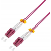 LogiLink LC/UPC duplex -> LC/UPC duplex M/M adatkábel 0.5m rózsaszín OM4, 50/125µ (FP4LC00)
