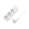 LogiLink Logilink Aljzat 3-as + kapcsoló, 3x CEE 7/3, 1,5 m, fehér