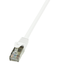 LogiLink LogiLink Patch kábel Econline, Cat.6, F/UTP, fehér, 1 m kábel és adapter