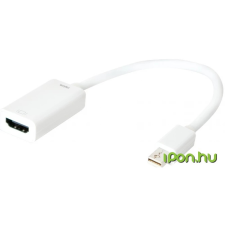 LogiLink Mini DisplayPort HDMI Átalakító Fehér 10cm CV0036B audió/videó kellék, kábel és adapter