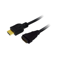 LogiLink nagy sebességű HDMI kábel Ethernettel, 5.00 méter kábel és adapter