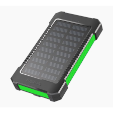 LogiLink Napelemes power bank 8000 mAh zöld-fekete (PA0303) (PA0303) power bank