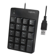 LogiLink numerikus billentyűzet (USB, fekete) billentyűzet