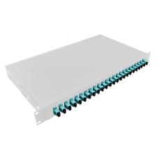 LogiLink optikai kábel elosztó, 19" (ODF) SC-SX 24 P, szürke egyéb hálózati eszköz