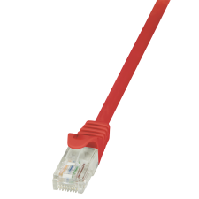 LogiLink - patch kábel, CAT 5e UTP 3m piros - CP1064U kábel és adapter