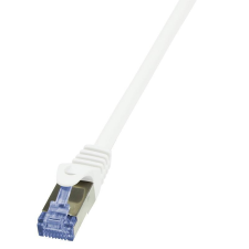 LogiLink - patch kábel, Cat.6A 10G S/FTP PIMF PrimeLine 1m fehér - v kábel és adapter