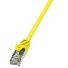 LogiLink Patch kábel Econline, Cat.5e, F/UTP, sárga, 10 m kábel és adapter