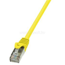 LogiLink Patch kábel Econline, Cat.5e, F/UTP, sárga, 5 m (LOGILINK_CP1077S) kábel és adapter