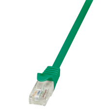 LogiLink Patch kábel Econline, Cat.5e, U/UTP, zöld, 5 m kábel és adapter