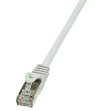 LogiLink Patch kábel Econline, Cat.6, F/UTP, szürke, 10 m kábel és adapter