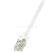 LogiLink Patch kábel Econline, Cat.6, U/UTP, fehér, 15 m (LOGILINK_CP2101U) kábel és adapter