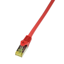 LogiLink Patch kábel, GHMT tanúsítvánnyal, Cat.6A, S/FTP, piros, 10 m egyéb hálózati eszköz