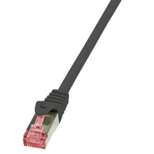 LogiLink Patch kábel PrimeLine, Cat.6, S/FTP, fekete, 2 m kábel és adapter