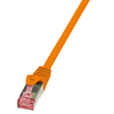 LogiLink Patch kábel PrimeLine, Cat.6, S/FTP, narancssárga, 1,5 m kábel és adapter