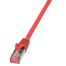 LogiLink patch kábel primeline, cat.6, s/ftp, piros, 1 m kábel és adapter