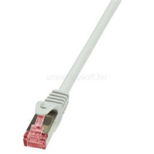 LogiLink Patch kábel PrimeLine, Cat.6, S/FTP, szürke, 1 m (LOGILINK_CQ2032S) kábel és adapter