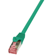 LogiLink Patch kábel PrimeLine, Cat.6, S/FTP, zöld, 1,5 m kábel és adapter