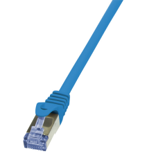 LogiLink patch kábel primeline, cat.6a, s/ftp, kék, 1 m kábel és adapter