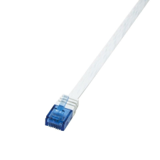LogiLink Patch kábel SlimLine, lapos, Cat.5e, U/UTP, 0,5 m kábel és adapter