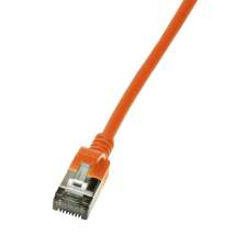 LogiLink Patch kábel SlimLine, Ultraflex, Cat.6A, U/FTP, narancssárga, 5 m egyéb hálózati eszköz