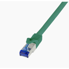 LogiLink Patch kábel Ultraflex Cat.6A S/FTP 0,5m zöld (C6A025S) (C6A025S) kábel és adapter