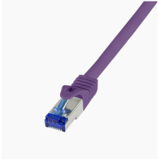 LogiLink Patch kábel Ultraflex Cat.6A S/FTP 10m lila (C6A099S) (C6A099S) kábel és adapter