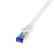 LogiLink Patch kábel Ultraflex, Cat.6A, S/FTP, fehér, 3 m - C6A061S kábel és adapter
