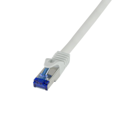 LogiLink Patch kábel Ultraflex, Cat.6A, S/FTP, szürke, 15 m kábel és adapter