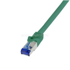 LogiLink Patch kábel Ultraflex, Cat.6A, S/FTP, zöld, 10 m (LOGILINK_C6A095S) kábel és adapter