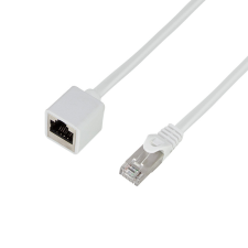 LogiLink Patch kábelhosszabbító prémium, Cat.6A, S/FTP, fehér, 3 m - CQX061S kábel és adapter