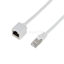 LogiLink Patch kábelhosszabbító prémium, Cat.6A, S/FTP, fehér, 3 m (LOGILINK_CQX061S) kábel és adapter