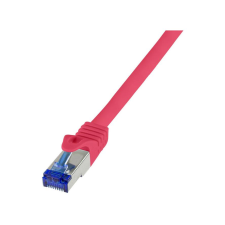 LogiLink Patchkabel Ultraflex, Cat.6A, S/FTP, rot, 2 m (C6A054S) kábel és adapter