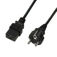 Logilink Power cable CEE 7/7 to IEC C19 1,8m Black kábel és adapter