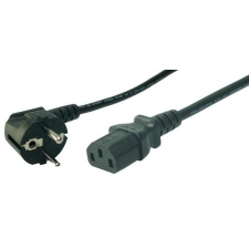 LogiLink Power Cord, Schuko-C13, black, 1,80m kábel és adapter