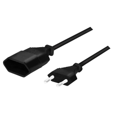 LogiLink power extension cable - Europlug to Europlug - 1 m (CP122) kábel és adapter