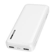 LogiLink Powerbank 20.000 mAh, 2x USB-A, 1x USB-C, fehér power bank