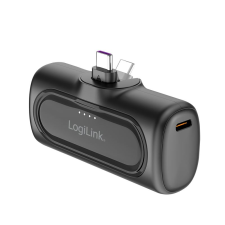 LogiLink Powerbank 5000 mAh 2x USB-C fekete (PA0349) (PA0349) power bank